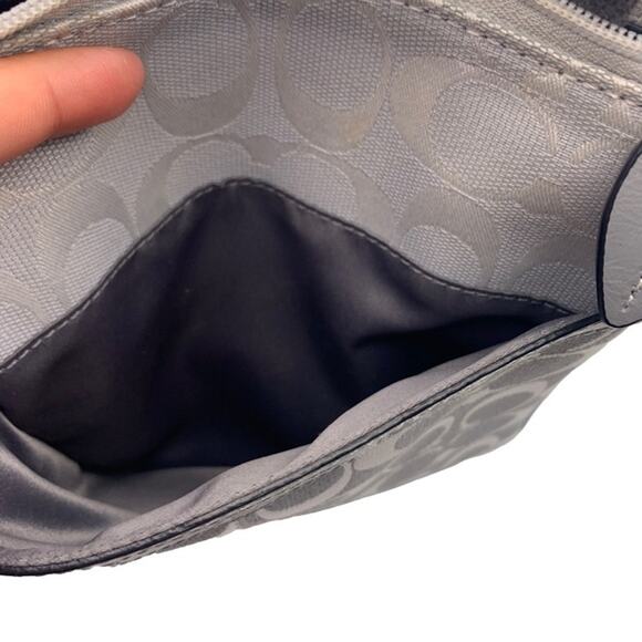 COACH Gray Signature Crossbody - Picture 10 of 10
